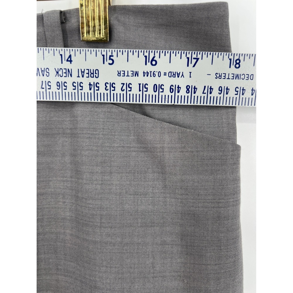 Brooks Brothers‎ 346 Caroline Fit Gray Wool Blend Dress Pants Trousers Womens 14 - Picture 3 of 8